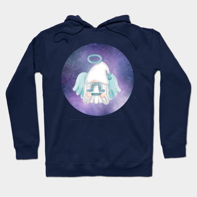 Angel Astro Gnomes Libra Hoodie by PurpleSpiritZone